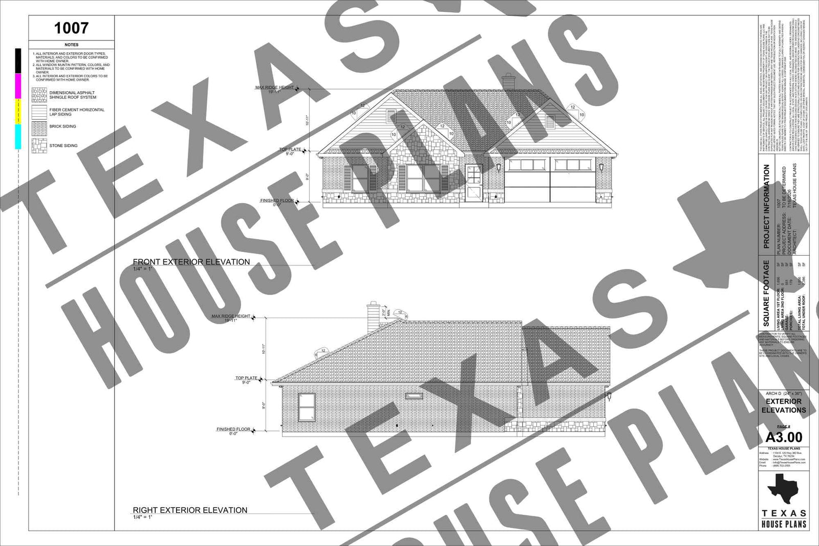 EXTERIOR ELEVATIONS